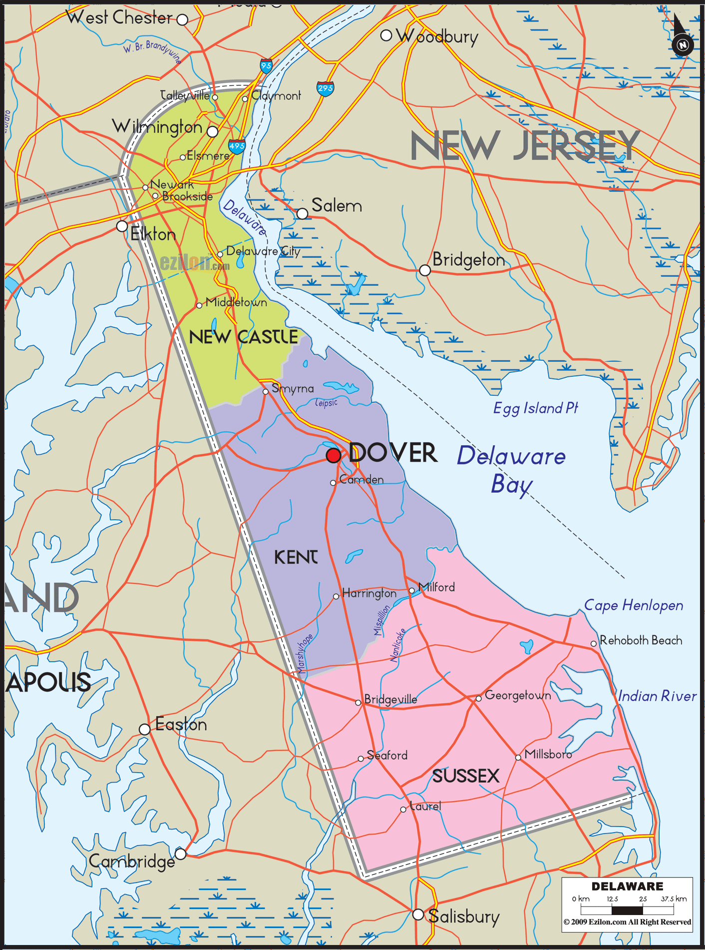delaware-county-map