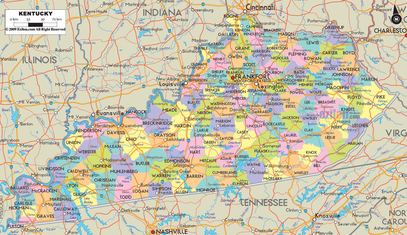 kentucky-county-map